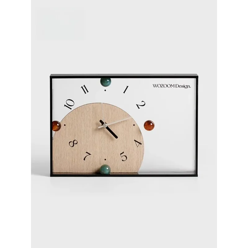 

Home Creative Clock Ornament Living Room Entrance Placement Desktop Seat Clock Ornament