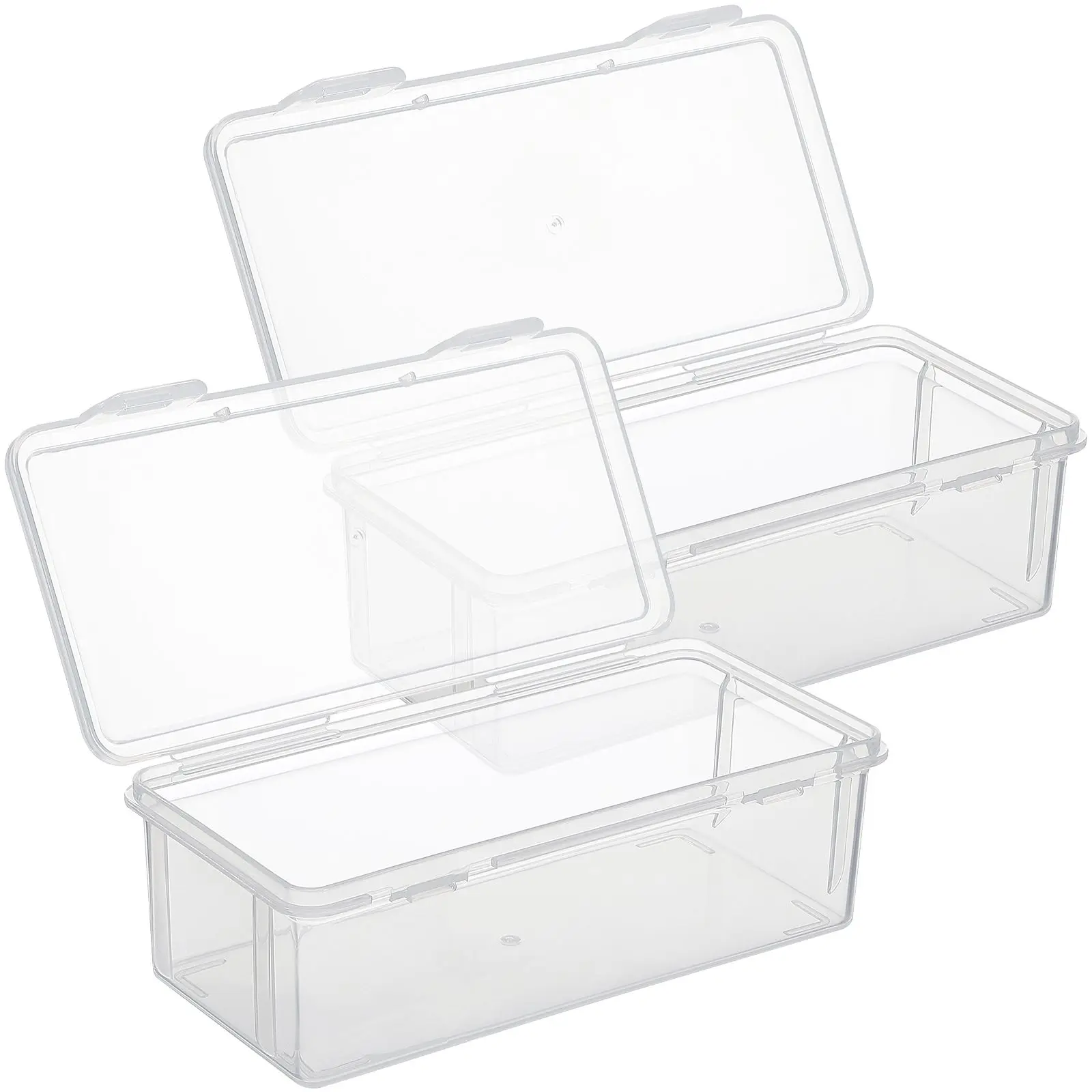 

2 Pcs Seasoning Storage Containers Bread Loaf Fridge Organizer Boxes Space Saver Food Holder Container Kitchen Storage Box