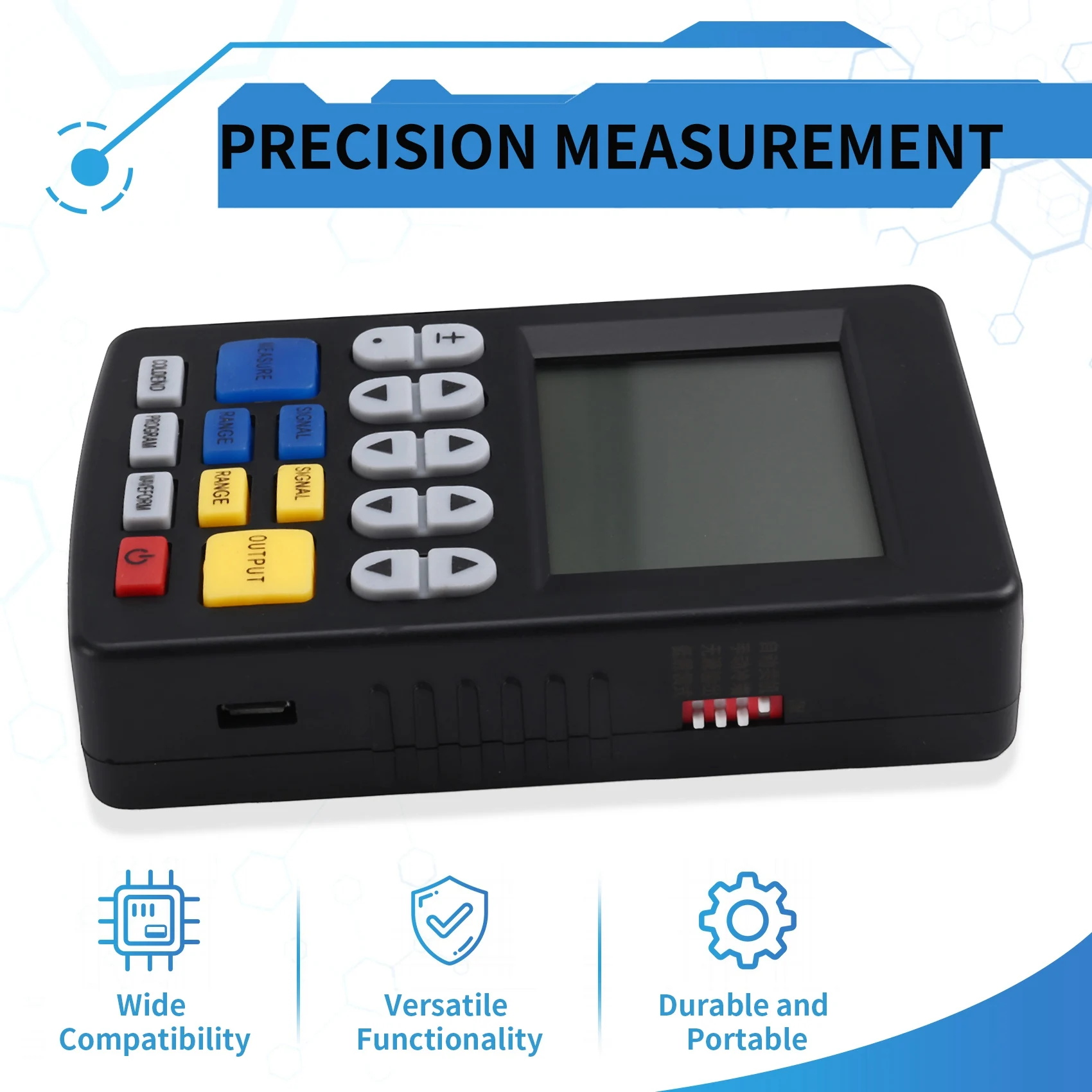 ABMI-مولد إشارة متعدد الوظائف 4-20Ma الجهد الحالي درجة الحرارة RTD مصدر إشارة الحرارية معاير يده ،