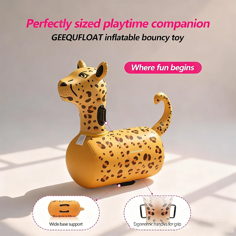 子供用インフレータブルホッピングホース、恐竜バウンスボールポゴライドオン、屋外屋内用バウンス玩具、子供用ガーデンスクール遊び場用