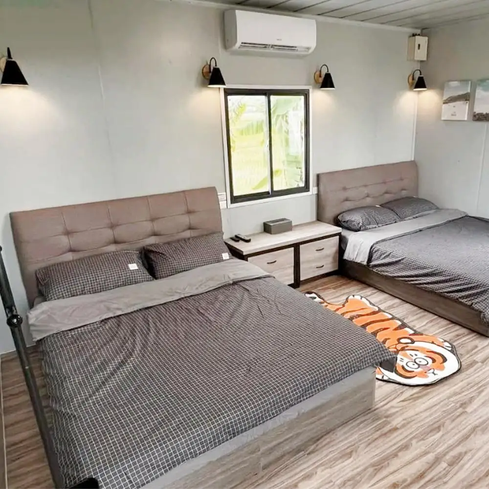Customized Factory Pretty 20Ft Mini Home Slate Offwhite Custom Color On Wheels Eco Sound Insulation Expandable Container House