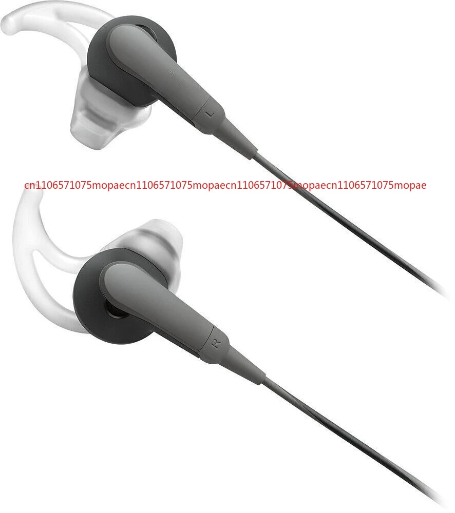 

For Bose SoundSport Wired 3.5mm Jack Earbuds In-ear Headphones Charcoal-Black