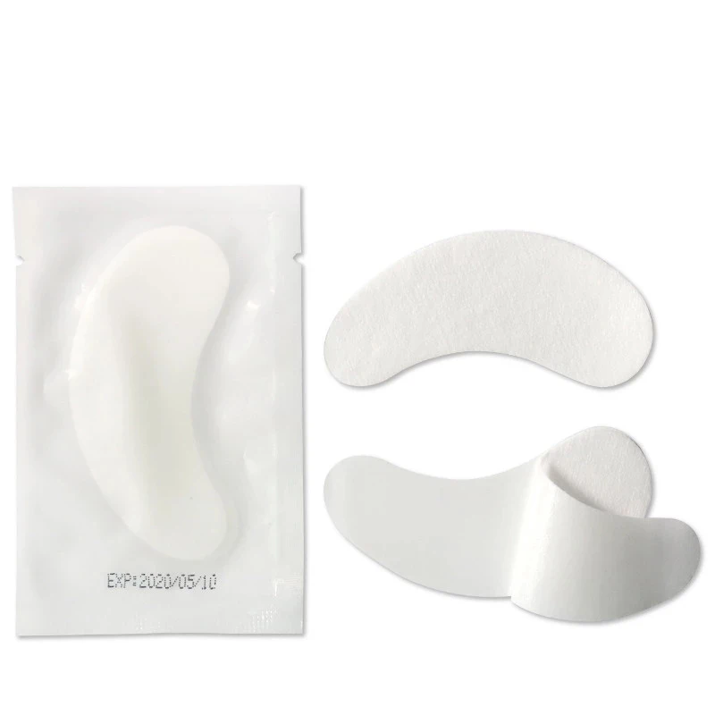 50pairs Eyelash Extension Patch Gel Eye Pad Lint Free Under Eye Sticker Lash Lift Supplies Hydrogel Patch Makeup Tool