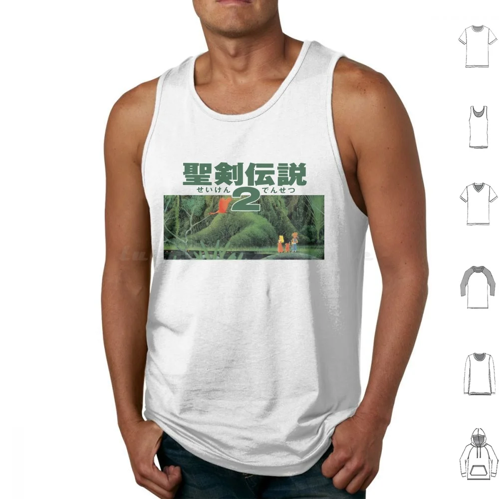 Secret Of Japanese Version Ilustraciones promocionales (Seiken Densetsu 2) Camisetas sin mangas Chaleco Sin mangas Secret Of Seiken Densetsu