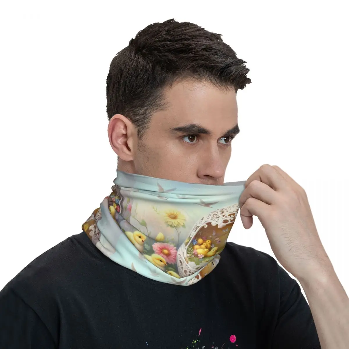 Konijn Sjaal Halsdoek Hals Mondmasker Polyester