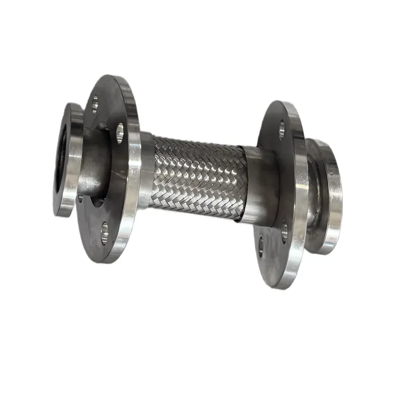 DN20-200 Stainless Steel 304 316 Bellows Expansion Joint Flexible Metal Hose Compensator With Rotating Flange For High