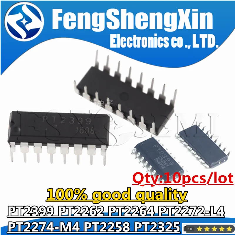

10PCS PT2399 DIP-16 PT2262 PT2262S SS2262 PT2264 PT2272-L4 PT2272-L4S PT2272-M4 PT2272-M4S PT2258 DIP-20 PT2325 PT2325-D