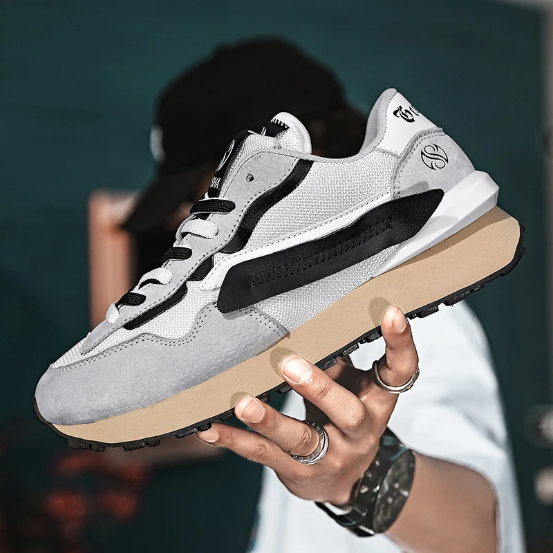 

2025 new men's sneakers,running shoes,jogging shoes,casual shoes Elegant Daily Wear Cushioned Minimalist Street-Style Non-Slip