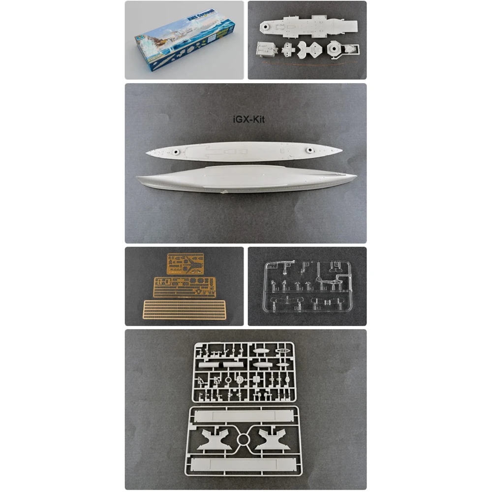 

Конструктор Trumpeter 05353: Военный корабль HMS Cornwall (тяжелый крейсер), масштаб 1:350, пластиковая модель для сборки