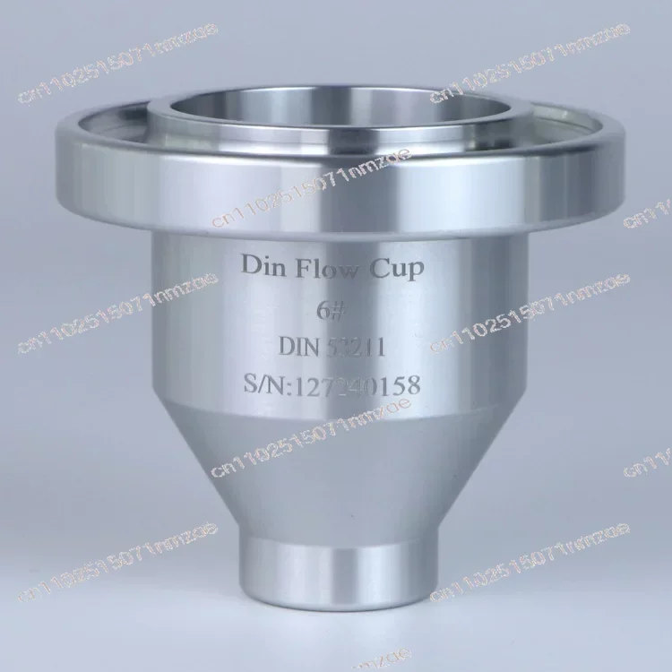 4 Portable Din No. 6 Paint Viscosity Portable DIN Cup Coated