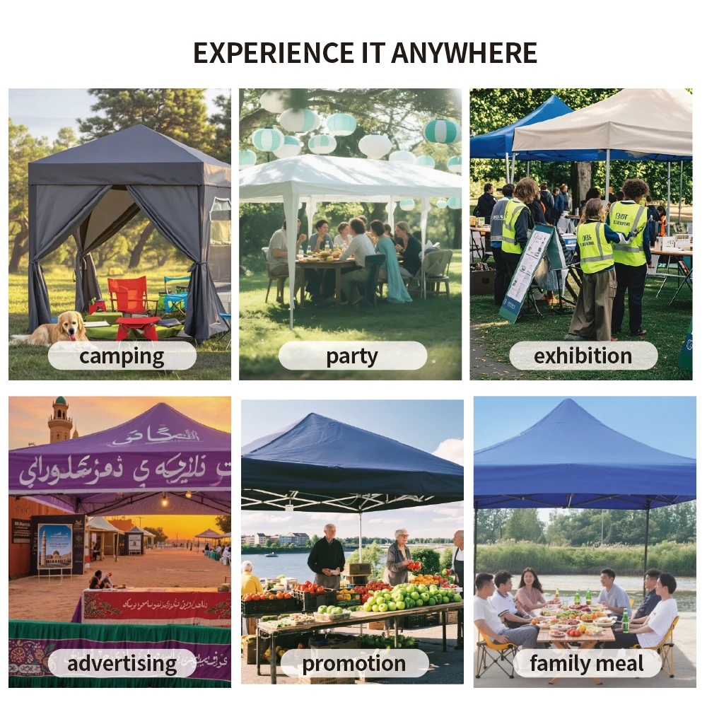Industrial Waterproof Printed Outdoor Folding Pop Up Canopy Commercial Tent 10x20 Custom Trade Show Advertising Tent Gazebo view 6