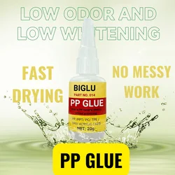 20G BIGLU Instant PP Glue Polypropylene Adhesive Electronic Components Metal Adhesive