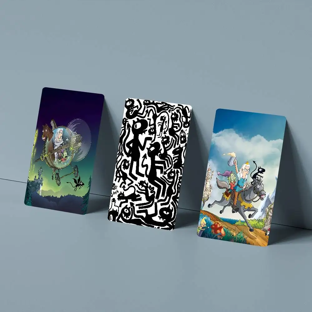 

D-Disenchantment LUCI Credit Card 4PCS Anti-scratch Waterproof Stickers for Bank Debit Decorative Protection