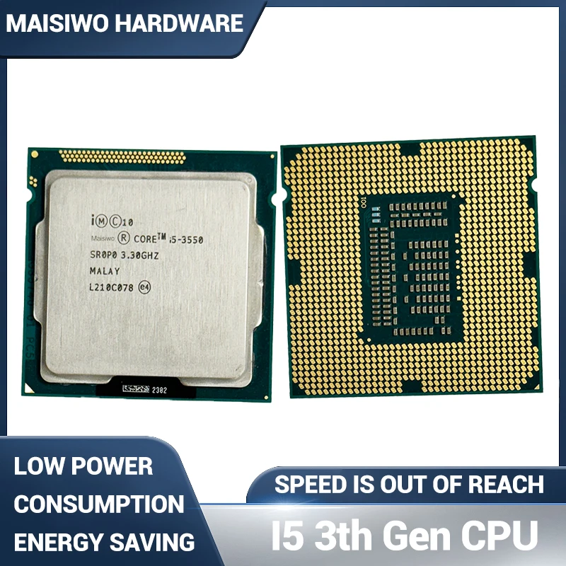 Processador da 3ª Geração I5, 3330, 3450, 3470, 3550, 3570, 3450S, 3470S, 3550S, 3570T, 3570S, 3330S, 3570K, 3475S CPU