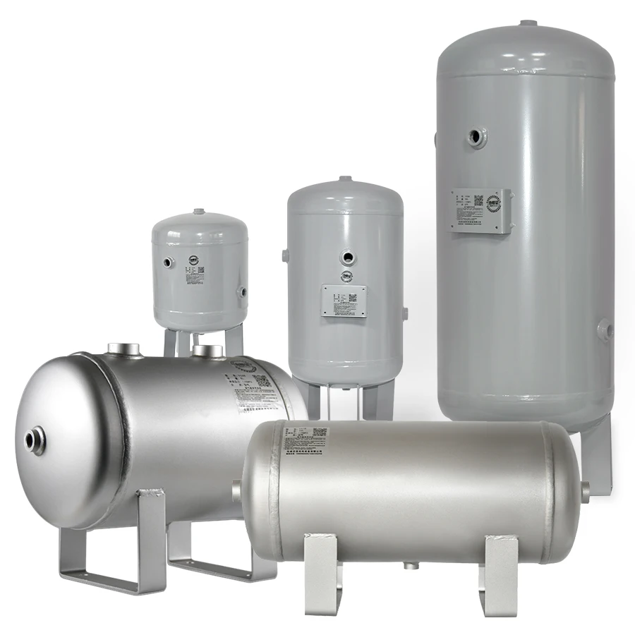 

ASME Custom Aluminum/Stainless Steel Compressor Tank Small Horizontal Vacuum Buffer Pressure Air Reservoir Tank