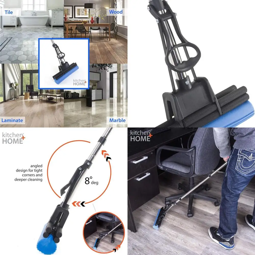 

Универсальная 11-четырехместная роликовая швабра из ПВА-губки для чистки пола дома и кухни