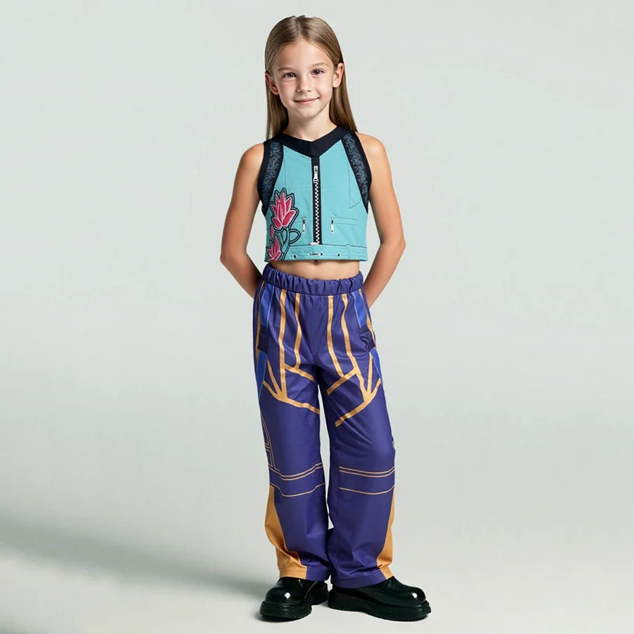 أزياء الهالوين KPop chasseurs de Démons Rumi Mira Zoey التأثيرية أزياء الهالوين كرنفال fille رداء douce col manteau