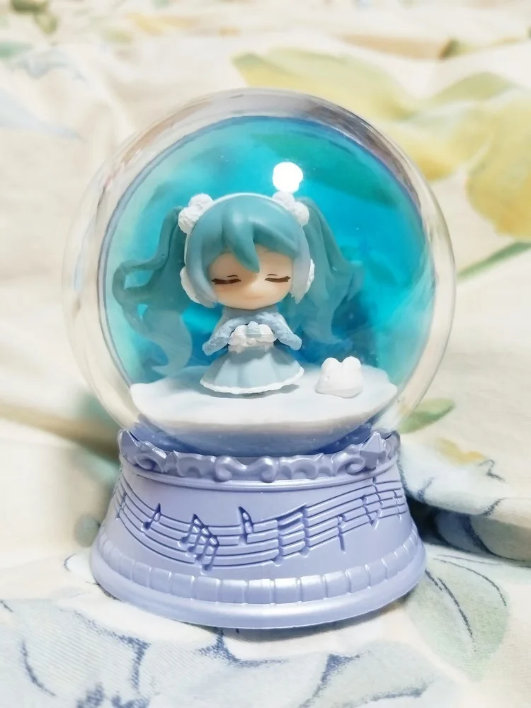 Re-Ment Genuino 4 pz Paesaggio Cupola Hatsune Miku Action Figure Giocattoli Per I Bambini Regalo Da Collezione Modello Ornamenti Per Bambini Giftstoy