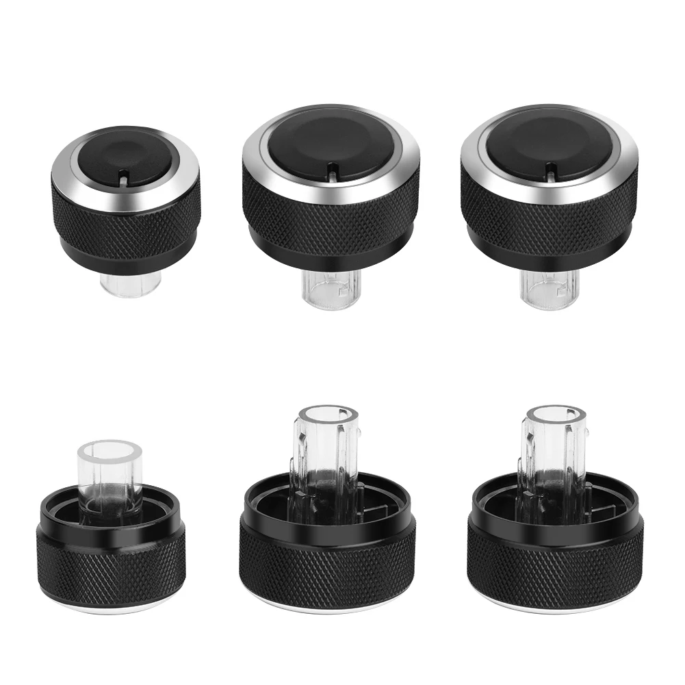 3 Pcs Air Condition Heat Control Switch Knob Ac Knob For Vw Passat B6 Jetta Bora Golf Mk5 Interior Replacement Parts 자동차용품