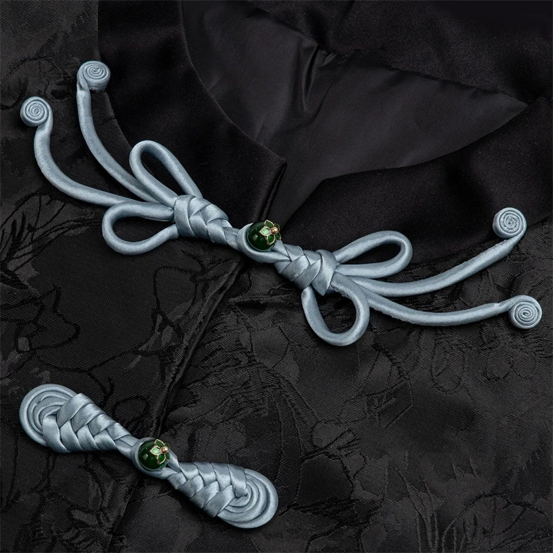 2pcs Chinese Tang Suit Handmade Cheongsam Buttons Knot Fastener Closures DIY Traditional Handcraft Decor