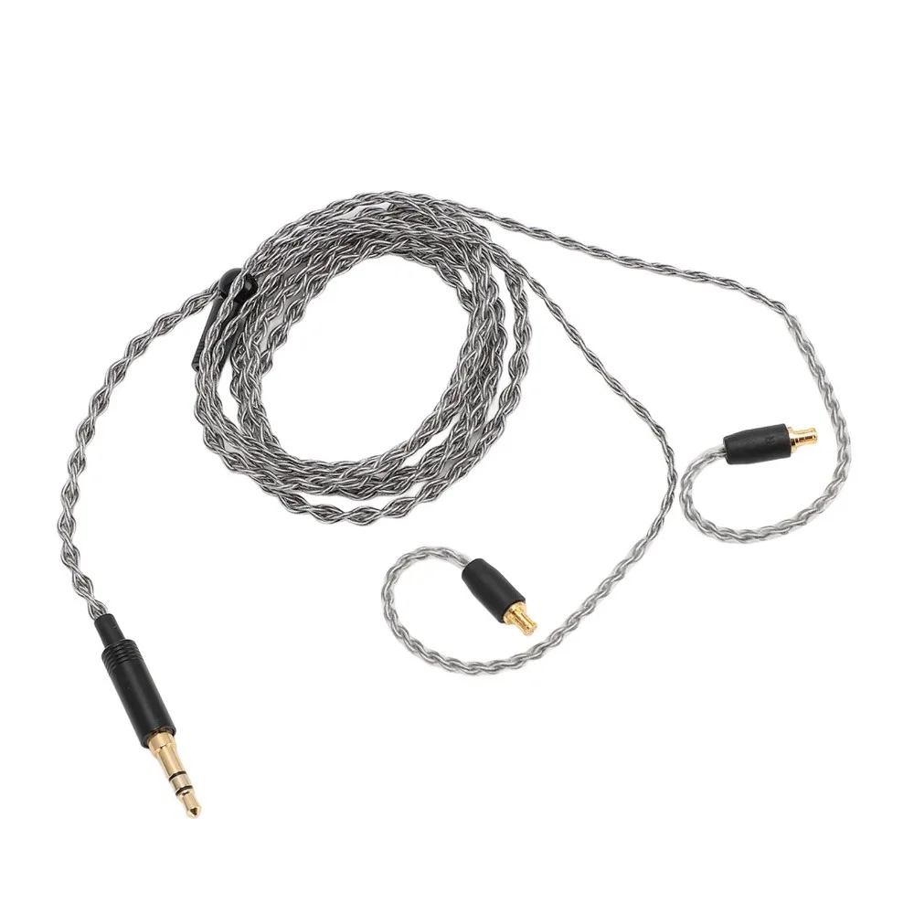 3.5mm To for A2DC 3.5mm Headphone Sound Cable 4-strand Multi-core Braided for ATH CKS1100 ADX5000 E50 E70 LS300