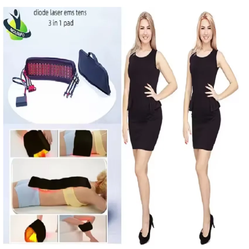 

Профессиональный аппарат для коррекции фигуры 3-в-1: диодный лазер, EMS, TENS (беспроводной)