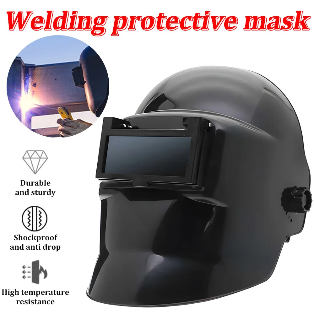 Welding Helmet Welder Mask Head Mounted Welding Welding Masks Large View True Color Solar Power Auto Darkening