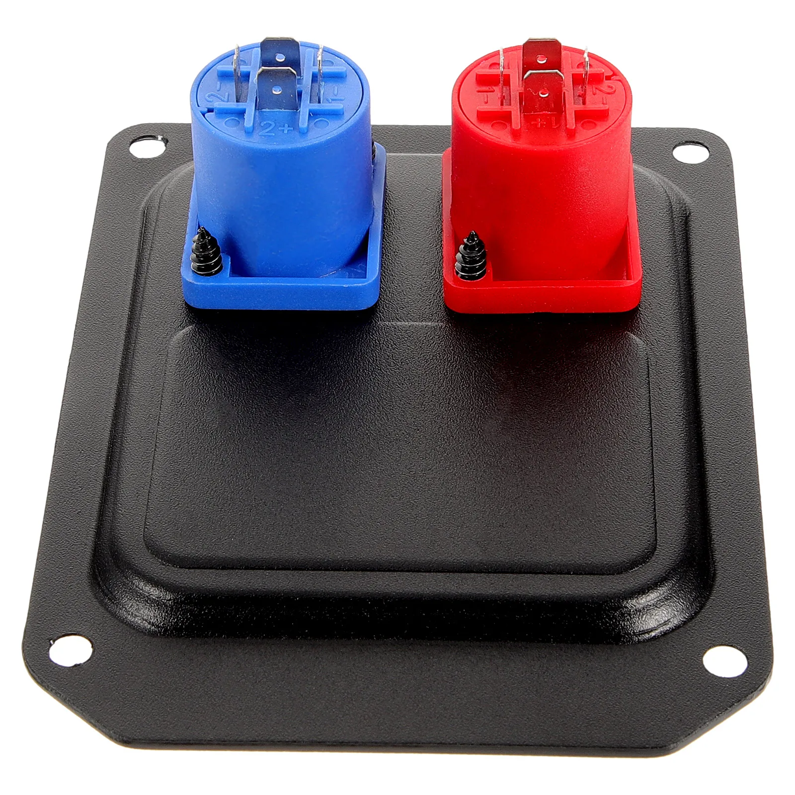 

Speaker Socket Double Holes Audio Female Panel Metal Accessory Chassis Lightweight ABS Aluminum Alloy Speaker Cable Recording