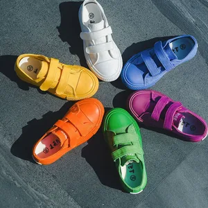 2023 модная детская обувь карамельных цветов, кроссовки для мальчиков и девочек, демисезонные детские кроссовки, Детская парусиновая обувь CSH735