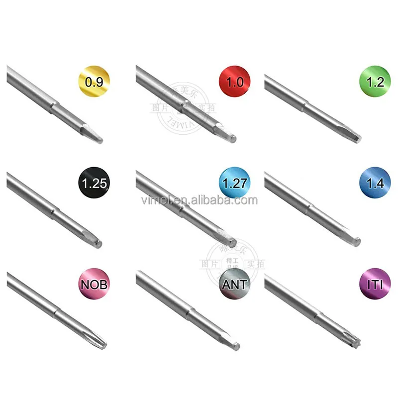 New In 6pc/box High Quality Dental Implant Screw Driver Dentistry Tool Kit Micro Screwdriver Dentist Instrument