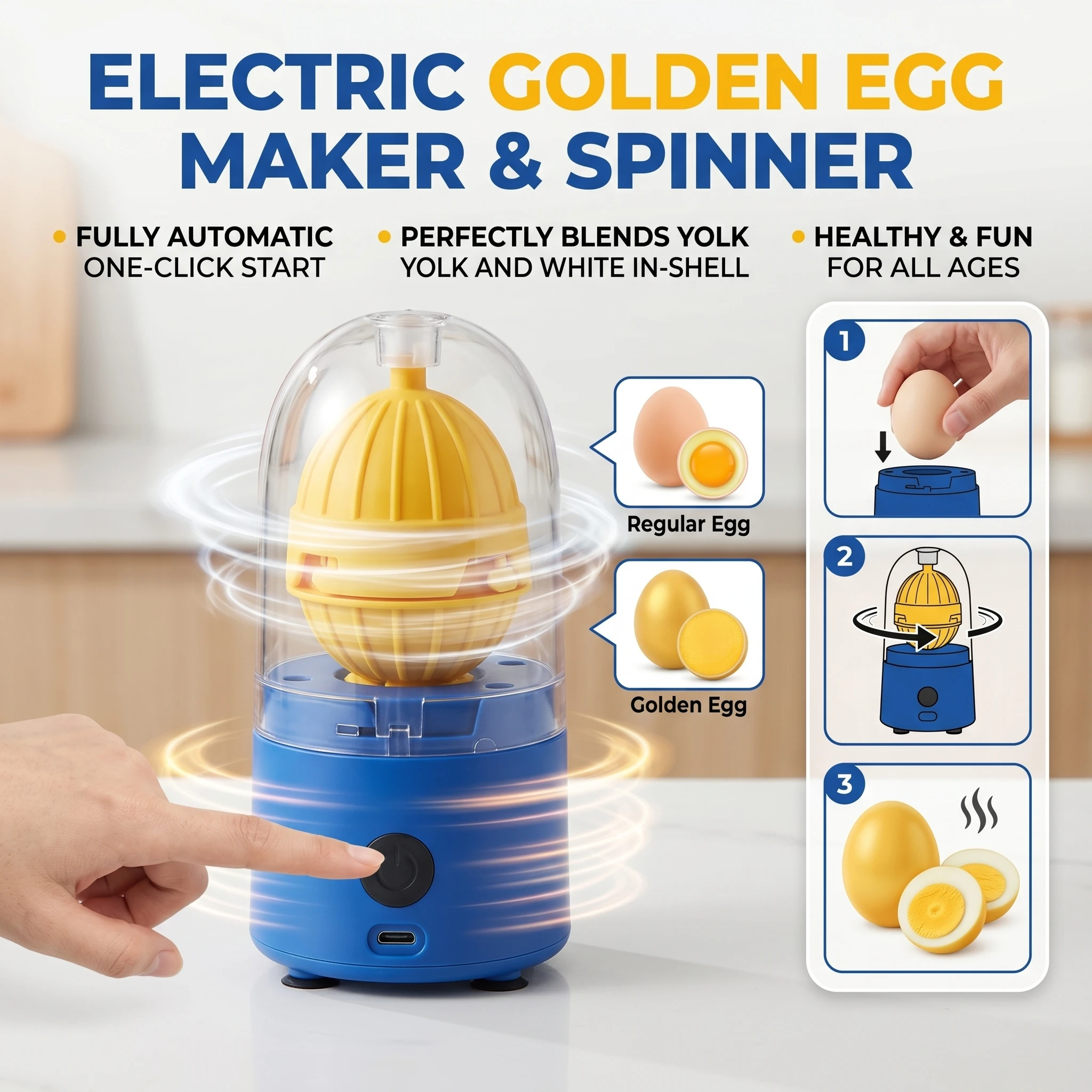Batedor de ovos elétrico portátil automático, gema de ovo e branco, misturador recarregável por usb, agitador giratório, ferramentas de cozinha