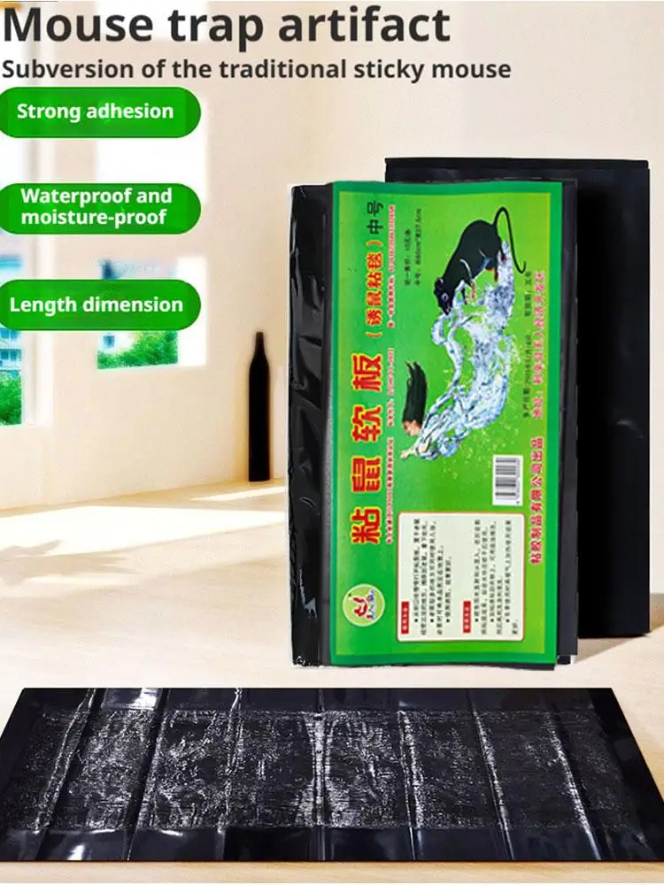 10 Stuks Muis Lijm Lijm Board Muizen Catcher Val Muis Board Sticky Rat Lijm Niet Giftig Ongediertebestrijding Voor restaurant Keuken - afbeelding 2