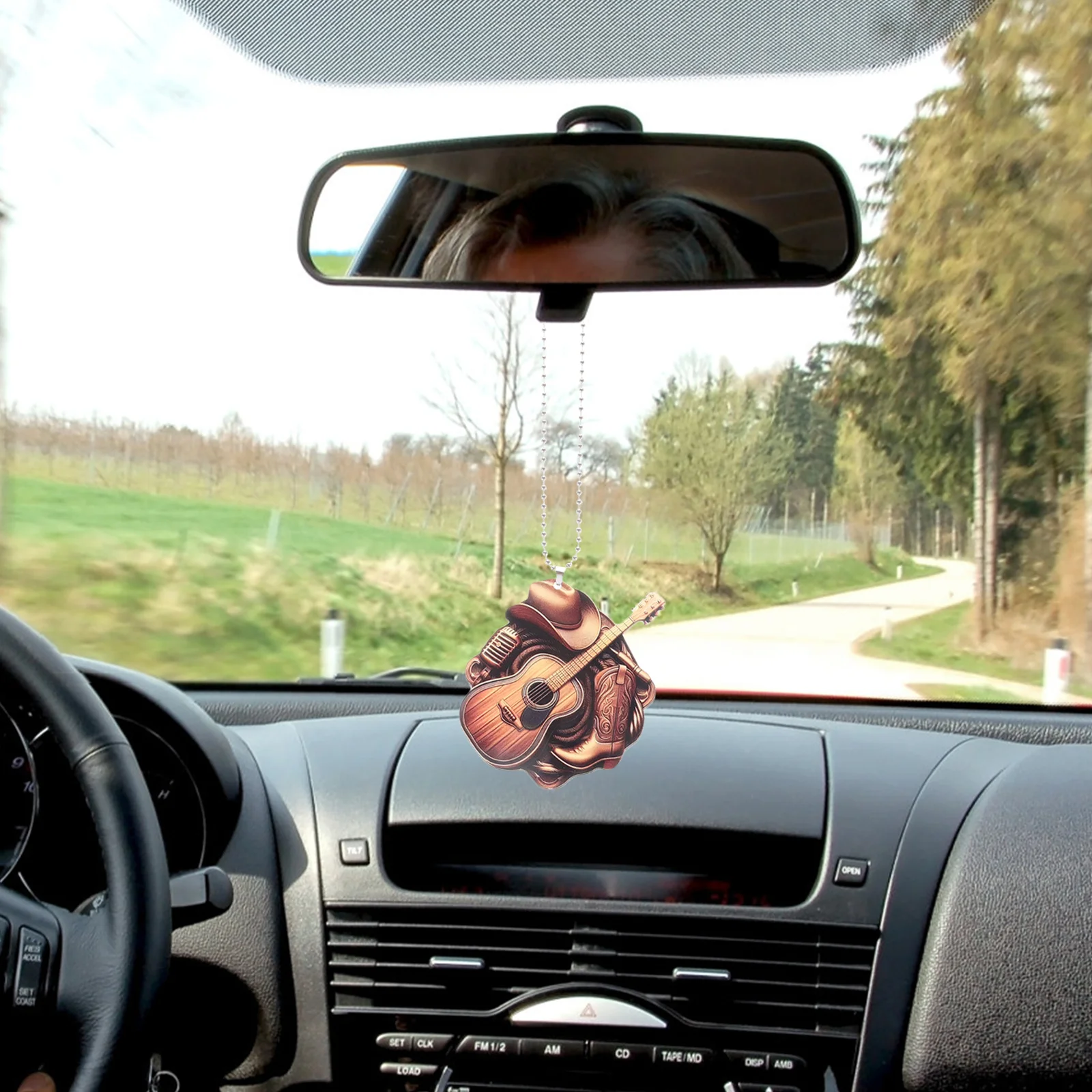 

Rearview Hanging Ornament Compact Durable Car Mirror Pendant For Car Interior Decoration Auto Mirror Hanging Accessory
