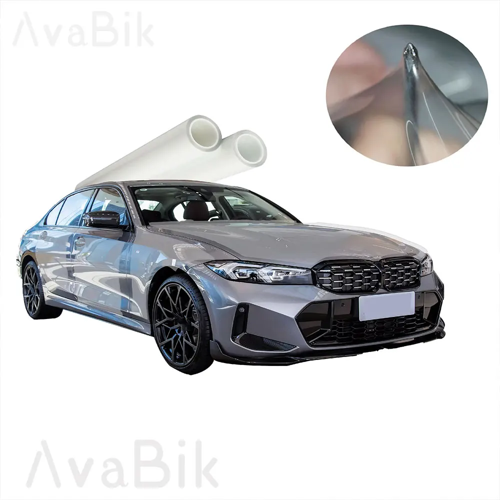 PPF High Stretchable Transparent Coating TPH TPU Car Self Healing Paint Protection Film Anti-scratch Vinyl Car Wrap Stickers Kit