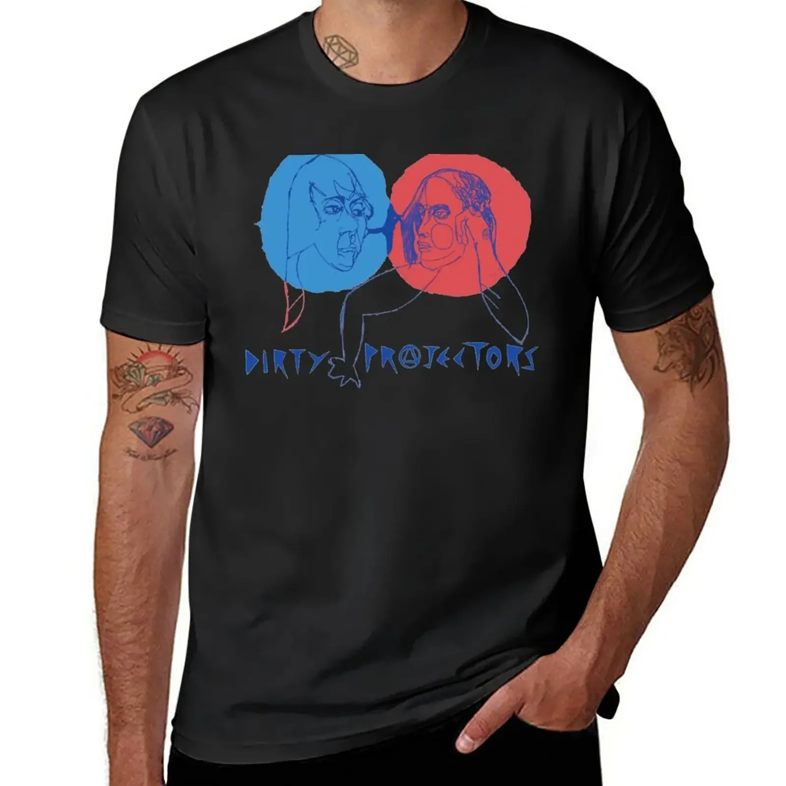 DIRTY PROJECTORS T-Shirt hippie clothes graphics summer clothes mens graphic t-shirts funny Informal manga Sweatshirt vintage