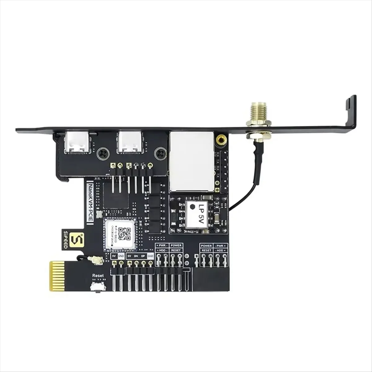 BoMaSA26Z NanoKVM-PCIe PiKVM Mini Remote Control Operation And Maintenance Server With POE WIFI, NanoKVM-PCIe-POE-WIFI-Kit