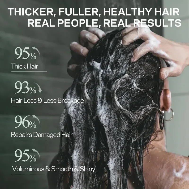 

120 г шампуня ручной работы, очищающее и утолщающее мыло для волос с контролем жирности, содержащее травяные экстракты листьев деревьев и