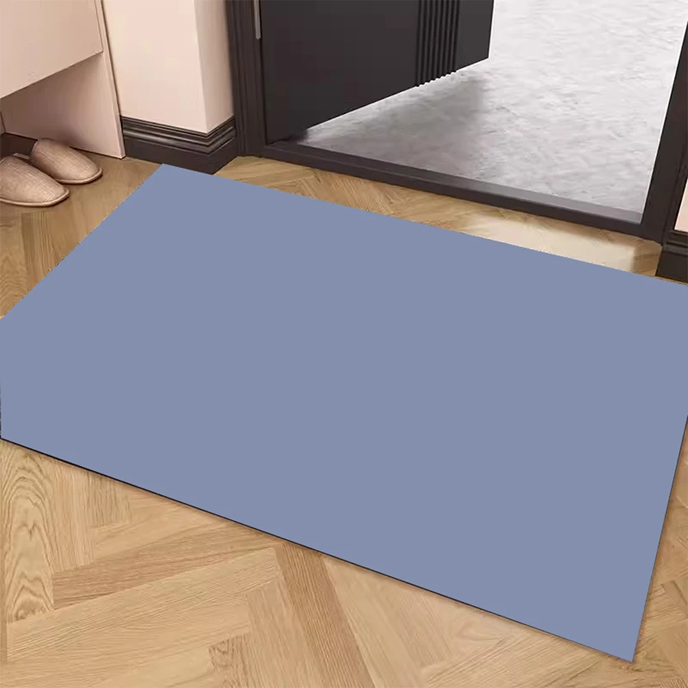 

Water-absorbent Kitchen Floor Mat Pvc Anti-slip Carpet Quick-drying Absorbent Foot Mats Soft Diatom Mud Door Area Non-slip Rug