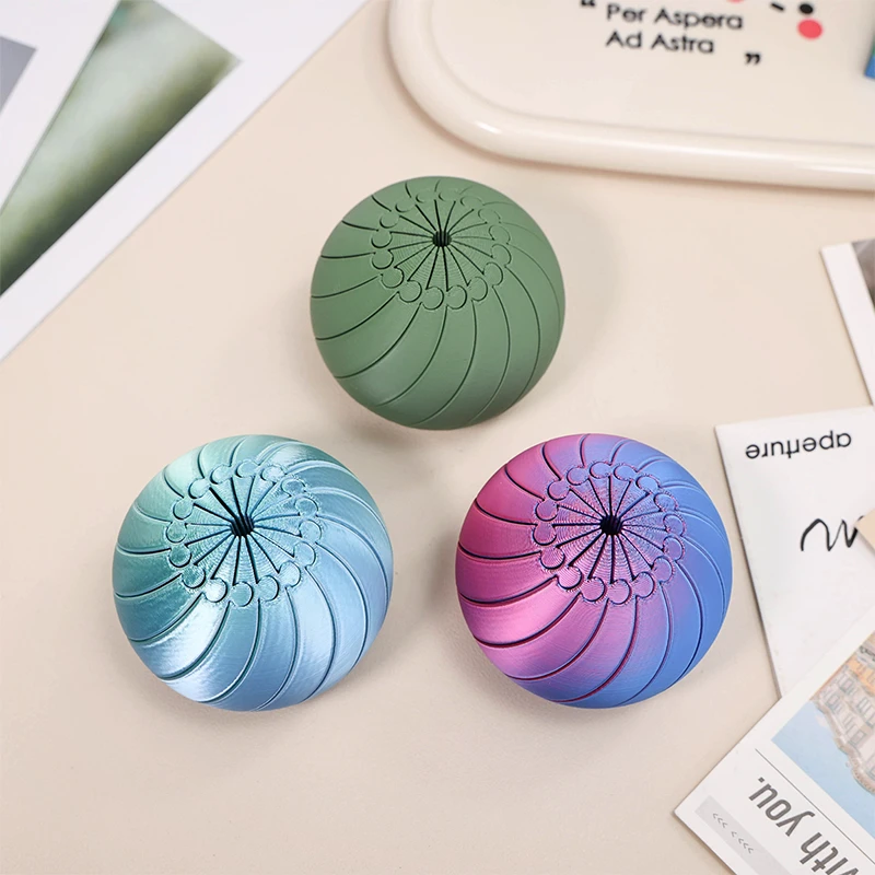 Palla Antistress Stampata in 3D, Spinner da Dito, Giocattolo per Decompressione, Regalo Antistress