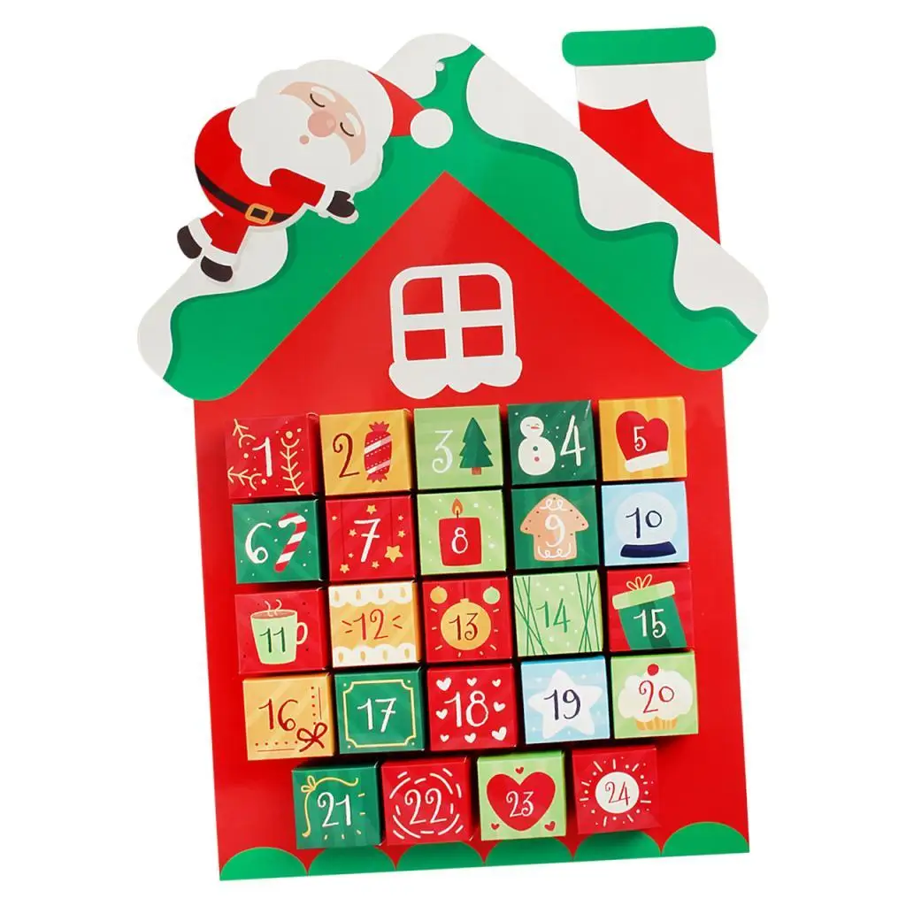 تقويم عيد الميلاد ديكور الأعمال زخرفة المطاعم متجر الهدايا مكتب المدرسة زينة عيد الميلاد #5