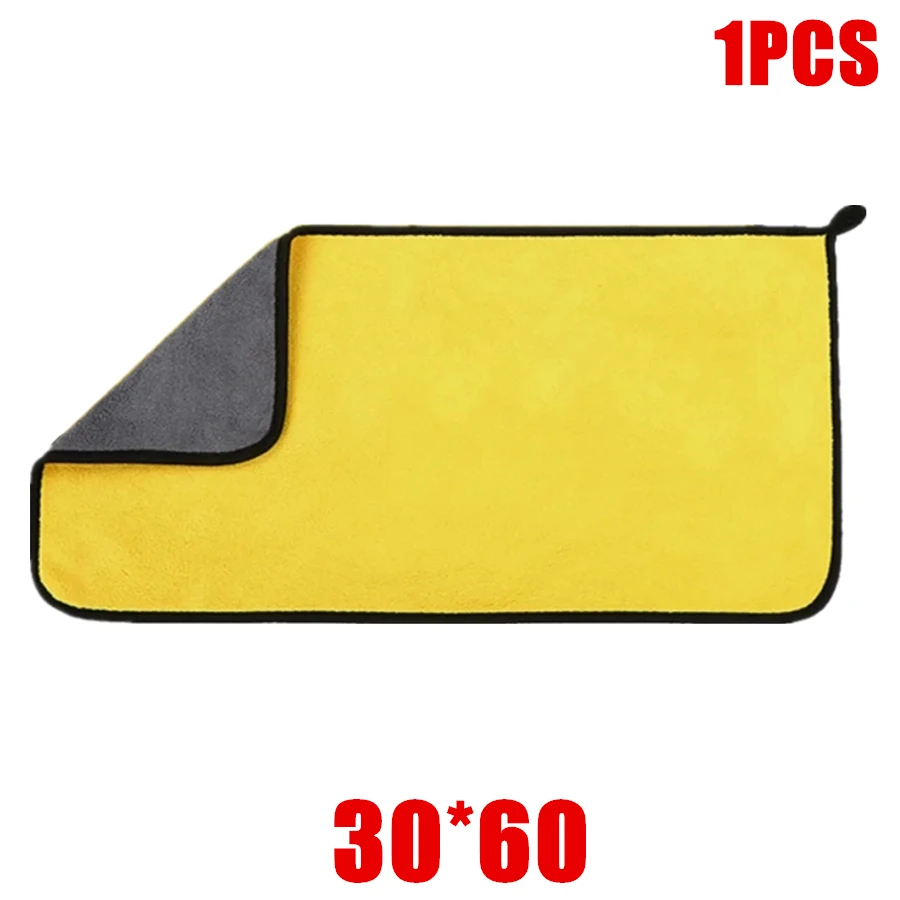 1/2/6 Stuks Microfiber Reinigingsdoekje Auto Doekjes Professionele Detaillering Auto Drogen Microfiber Handdoek Wassen Handdoek Accessoires - afbeelding 1
