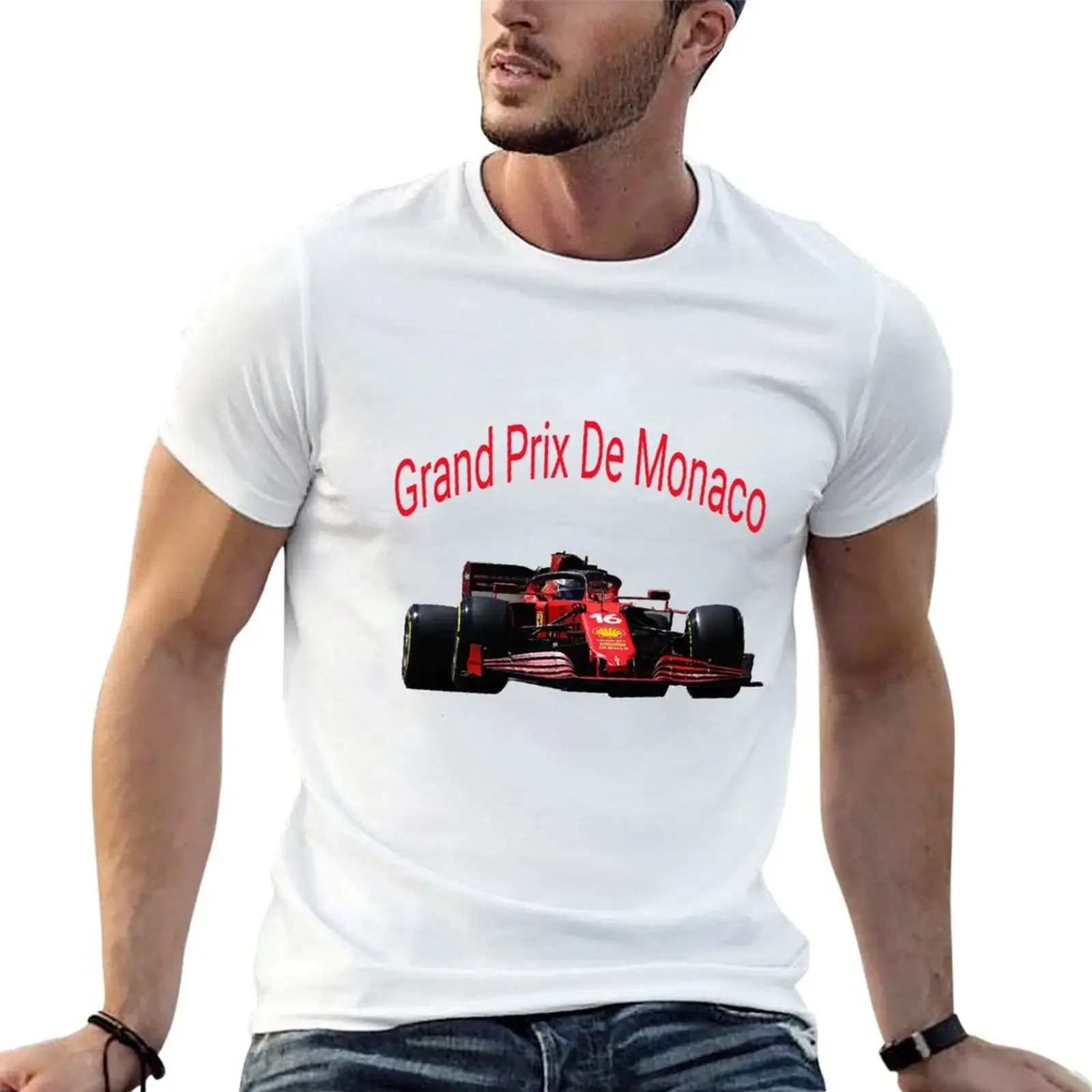 Le Grand Prix de Monaco T-Shirt customs essential t shirt Aesthetic clothing oversized oversized t shirts for men