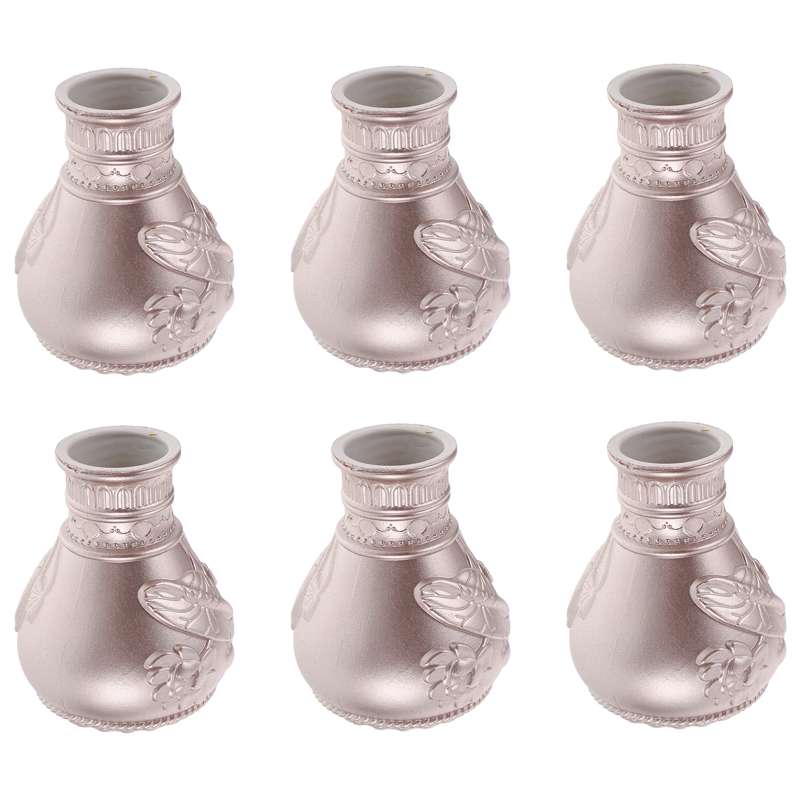 

6 pcs Decorative Finials Drape Decor Curtain Pole End Curtain Head Plug Boho Rod Window End Curtain Drape Rod Finals Curtain