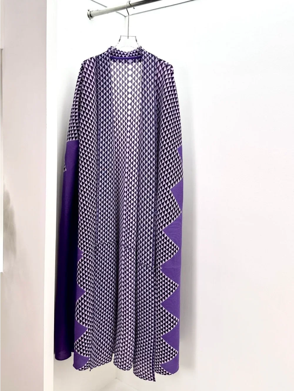 دبي عباية مطوية للنساء فساتين طويلة للعيد سترة قفطان إسلامي رداء جلابية رمضان المغرب قفطان فيستدوس لارجوس 2026 #5