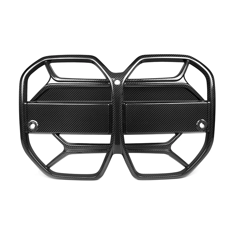 

Dry Carbon Fiber grill Without ACC For BMW 4 Series i4 4- door Bev Sedan 2021+ i4 Front Bumper Grille