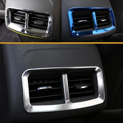 For Chevrolet Equinox 2017 - 2019 Car Interior Armrest Box Vent Trim Rear Air Conditioning Vent Outlet Cover Trim