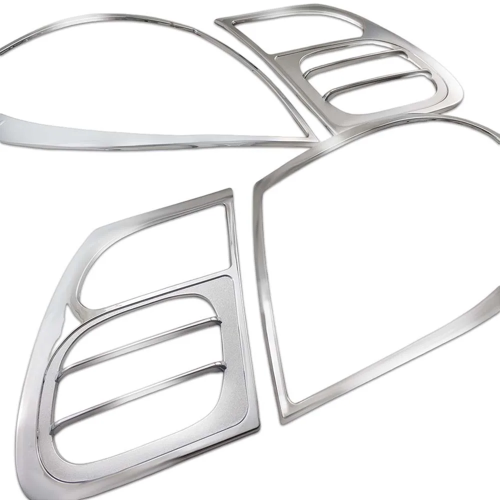 

For Nissan SUNNY SENTRA 180 N16 2000 2001 2002 2003 2004 2005 Chrome Silver Tail Lamp Cover Trim Cars Accessories Car Styling