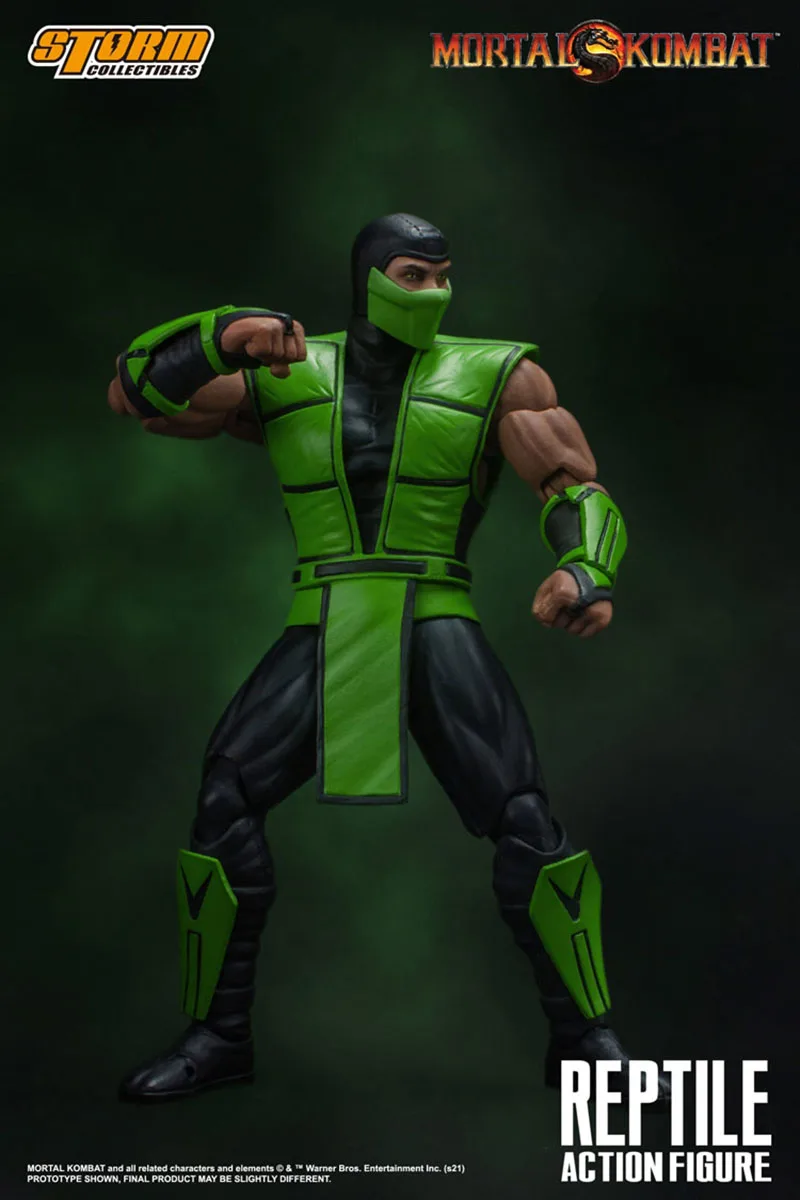 1/12 Storm Toys Collectibles Action Figure Mortal Kombat Reptile Anime Model For Gift Fans Collect Free Shipping