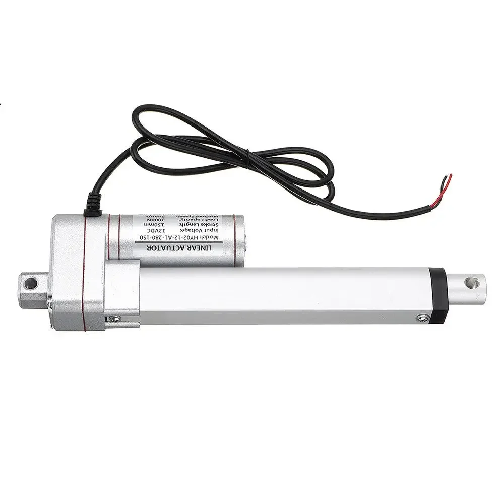 Enhanced Edition 1500N Linear Actuator 12V/24V DC Electric Drive Window Opener Linear Motor 50mm 100mm 150mm 200mm 250mm Stroke