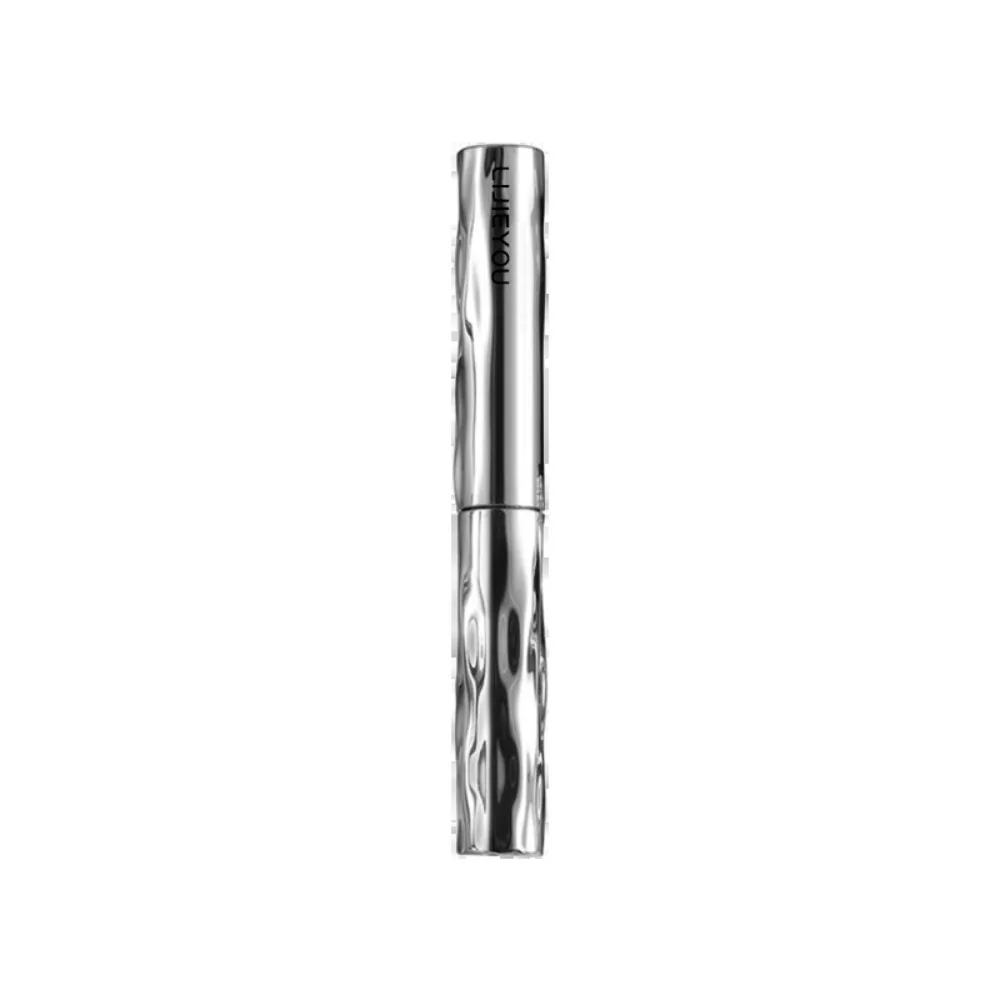 Colorful Metal Iron Lashes Mascara Waterproof Extended Effect Colored Mascara Long Curling Small Silver Tube Liquid Lash Mascara